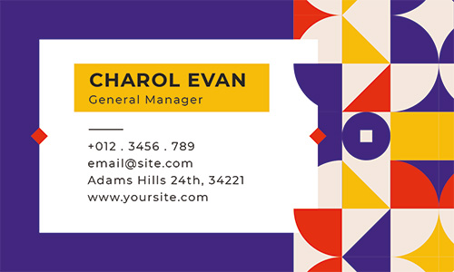 Minimal business card